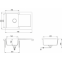 Кухонная мойка AQUASANITA SQC101-112AW