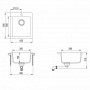 Кухонная мойка AQUASANITA SQS100-110AW