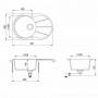 Кухонная мойка AQUASANITA SR101-110AW